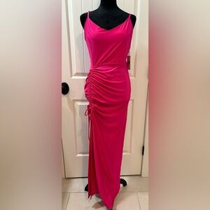 IRIS Prom Dress Bridal Gown Barbie Pink Womens Size Large NWT